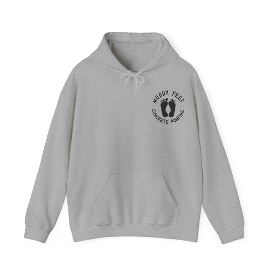 Muddy Feet Original Sweatshirt | Grey with Black Logo