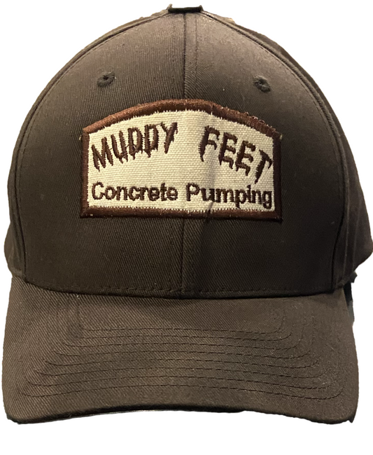 Muddy Feet Concrete Pumping Hat | sizes small/medium and large/Xlarge